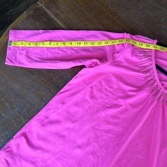 Quarter Factory Pink Sunbust Top Size Large - Picture 11 of 11
